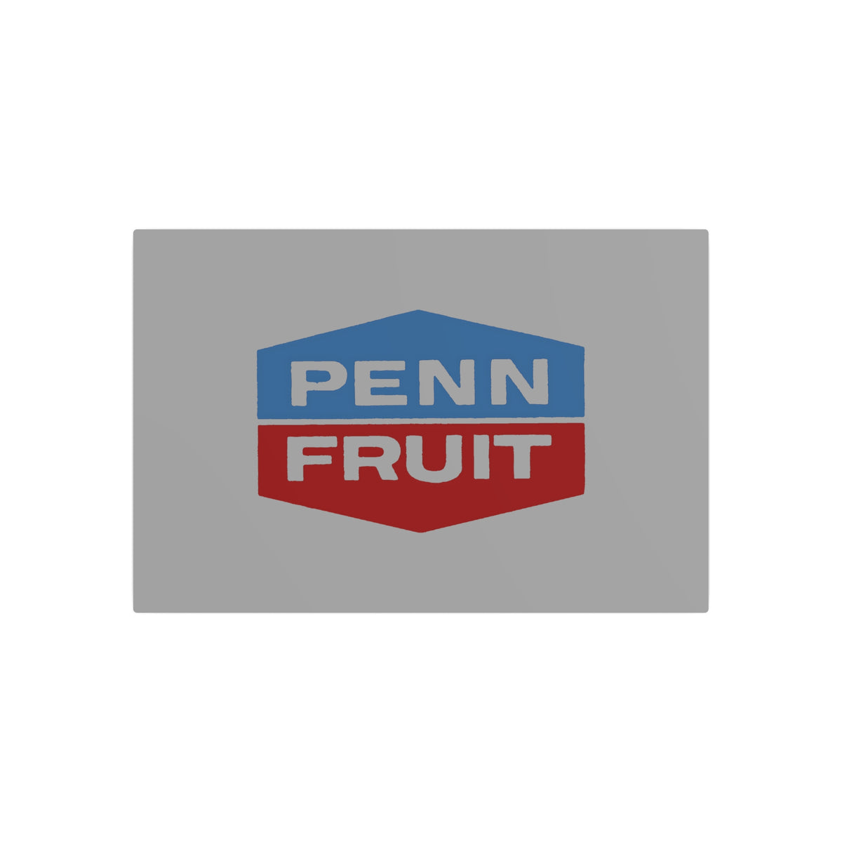 Penn Fruit Metal Sign