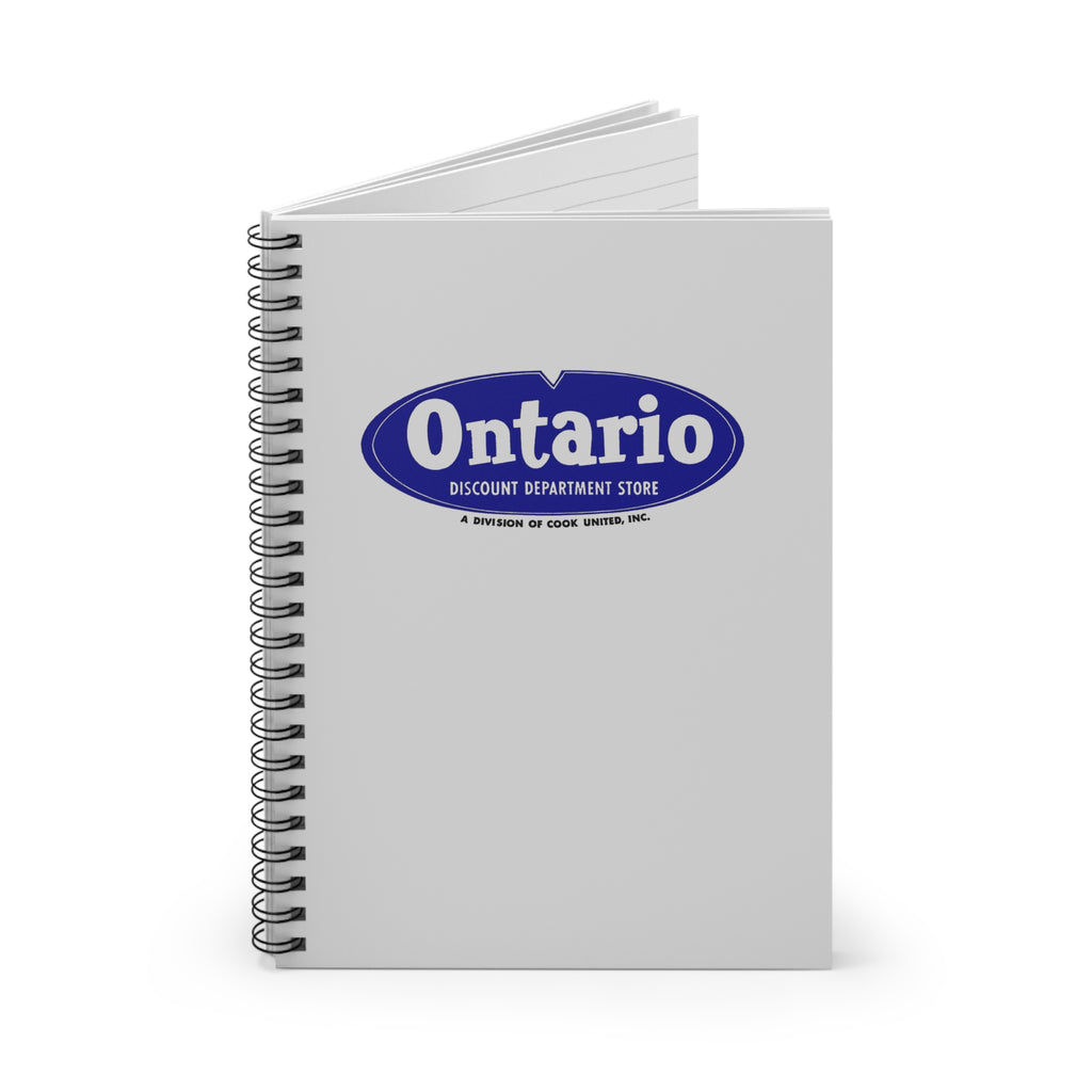 Ontario Discount Department Store Spiral Notebook