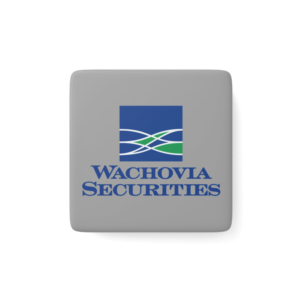 Wachovia Securities Square Porcelain Fridge Magnet
