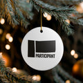 Participant Media Ceramic Ornament