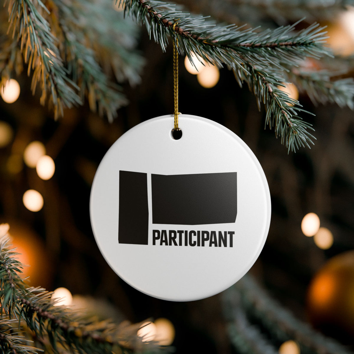 Participant Media Ceramic Ornament