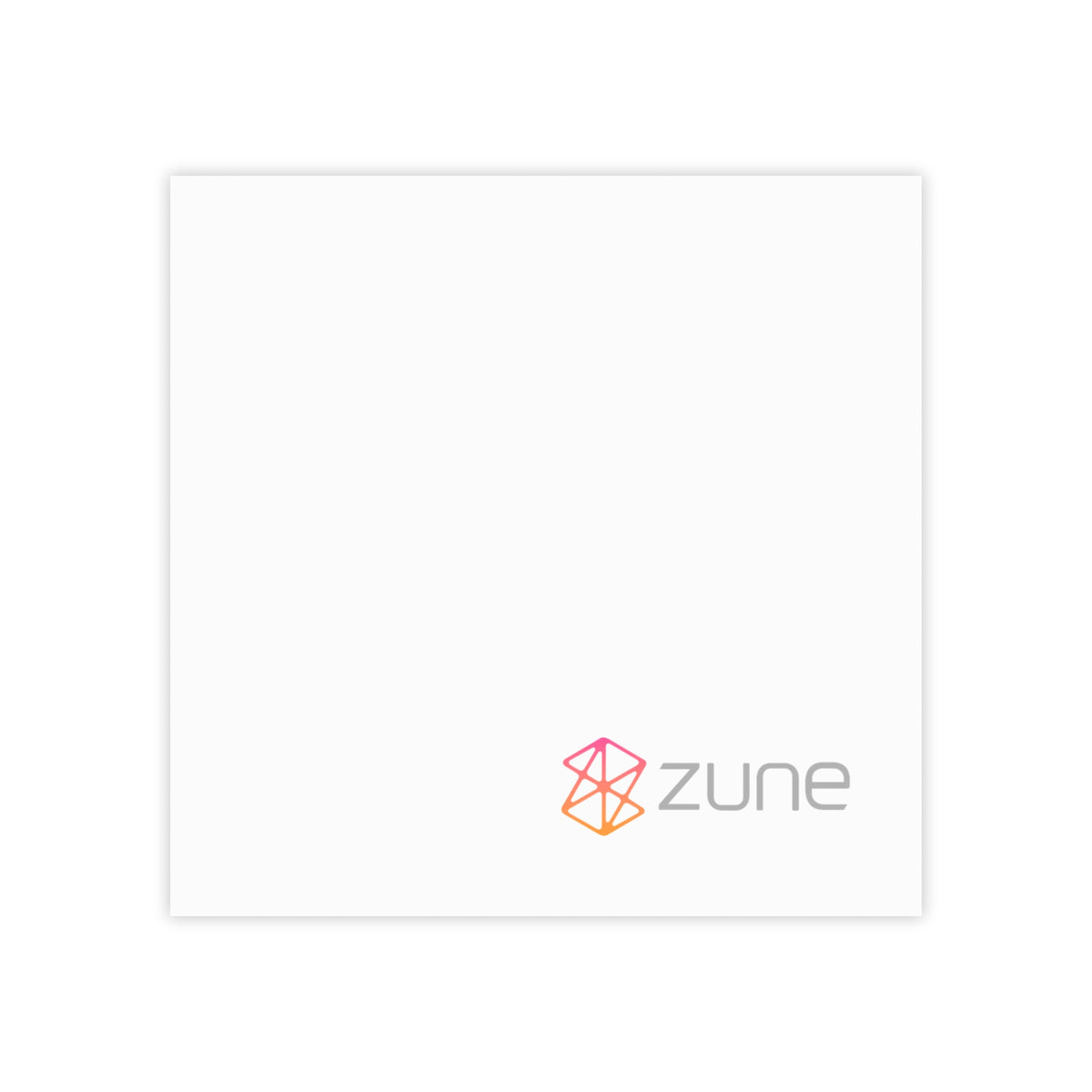Zune Sticky Post-it Note Pad