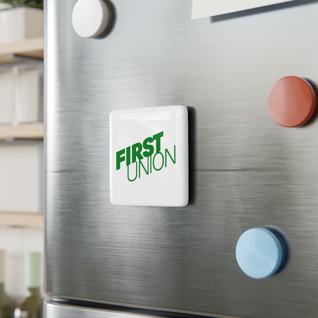 First Union Square Porcelain Fridge Magnet