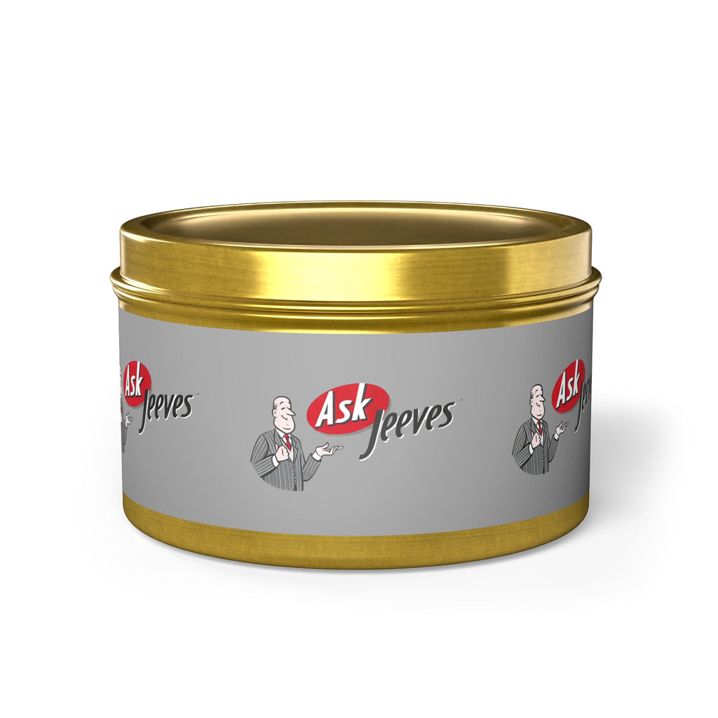 Ask Jeeves Tin Candle