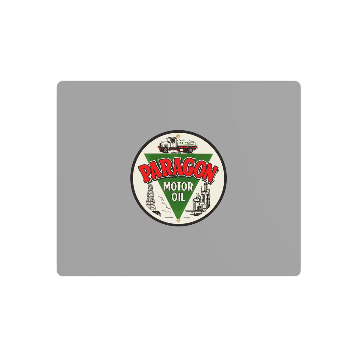 Paragon Oil Metal Sign