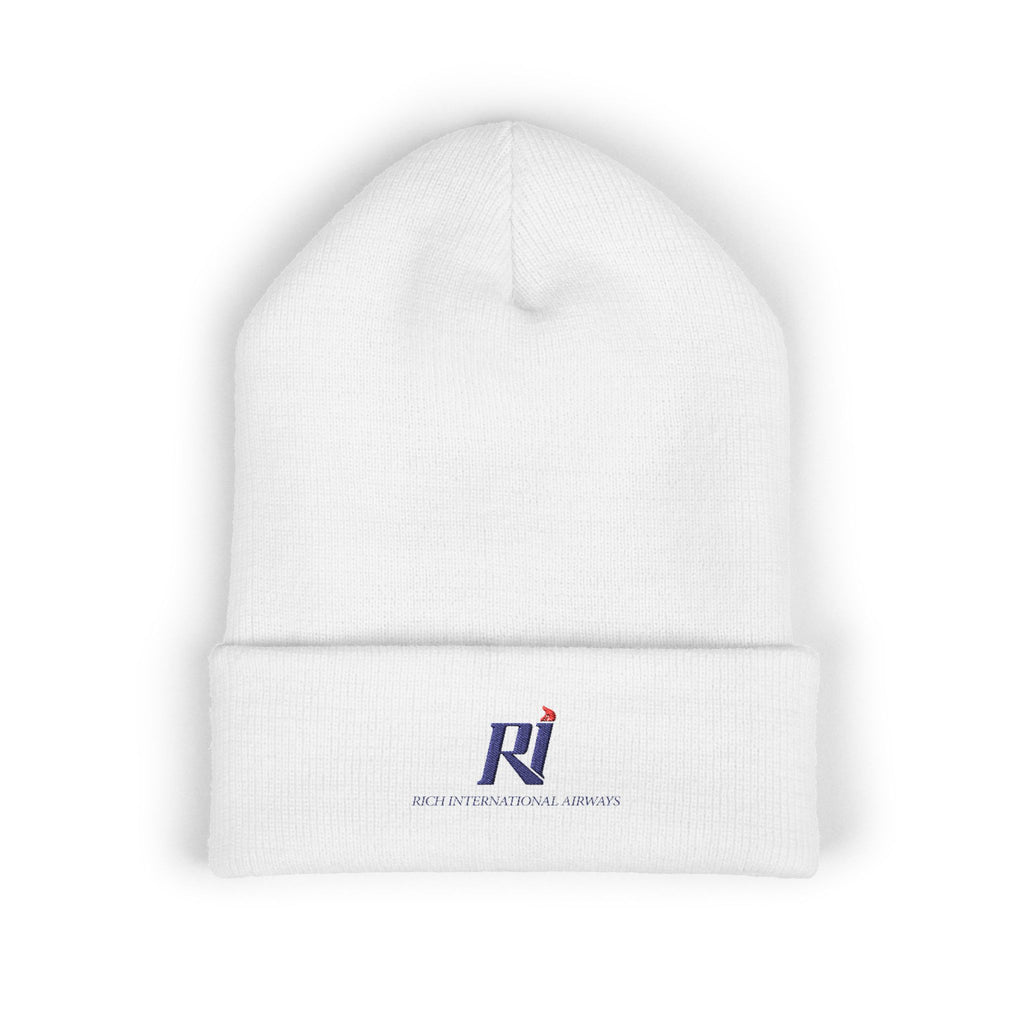 Rich International Airways Cuffed Beanie