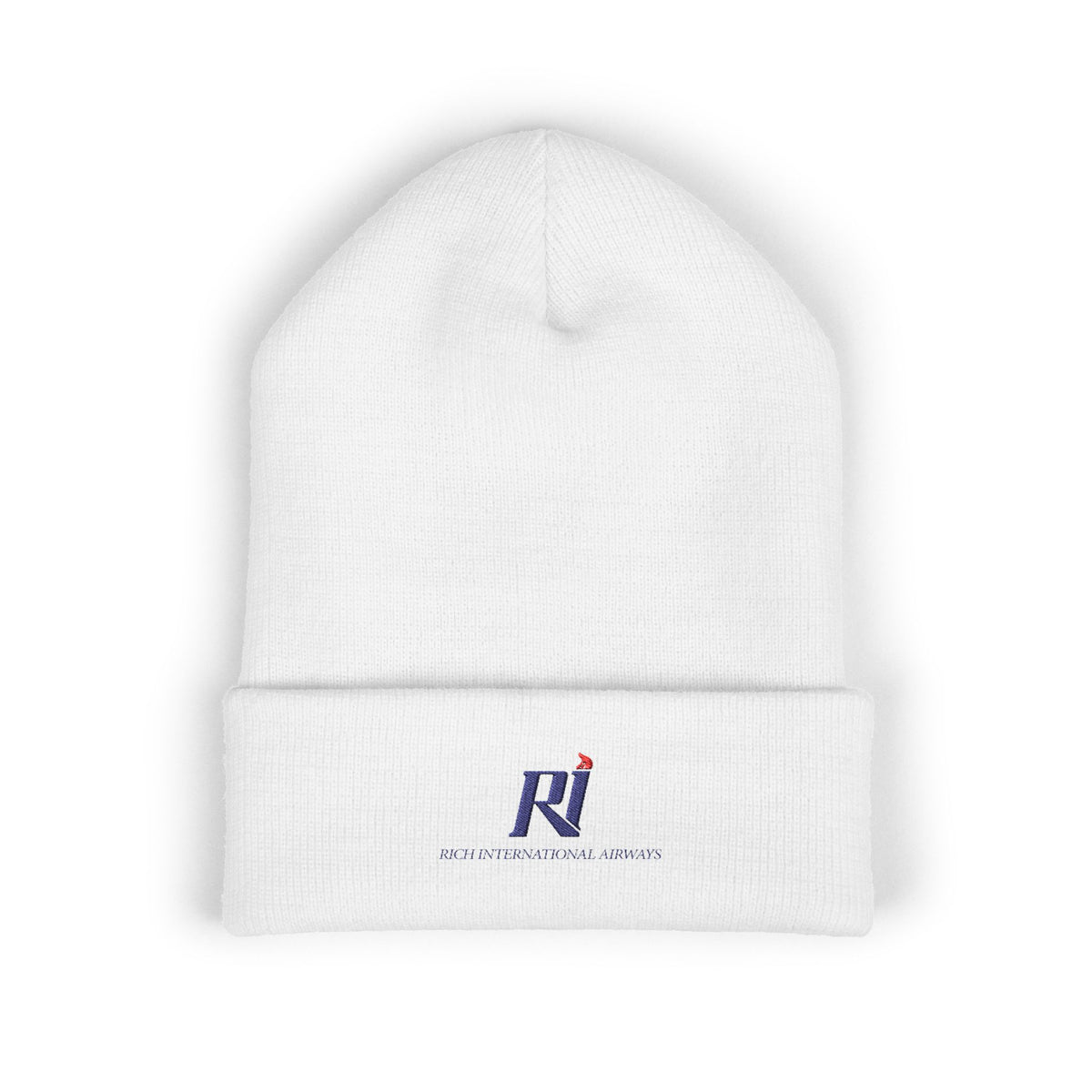 Rich International Airways Cuffed Beanie