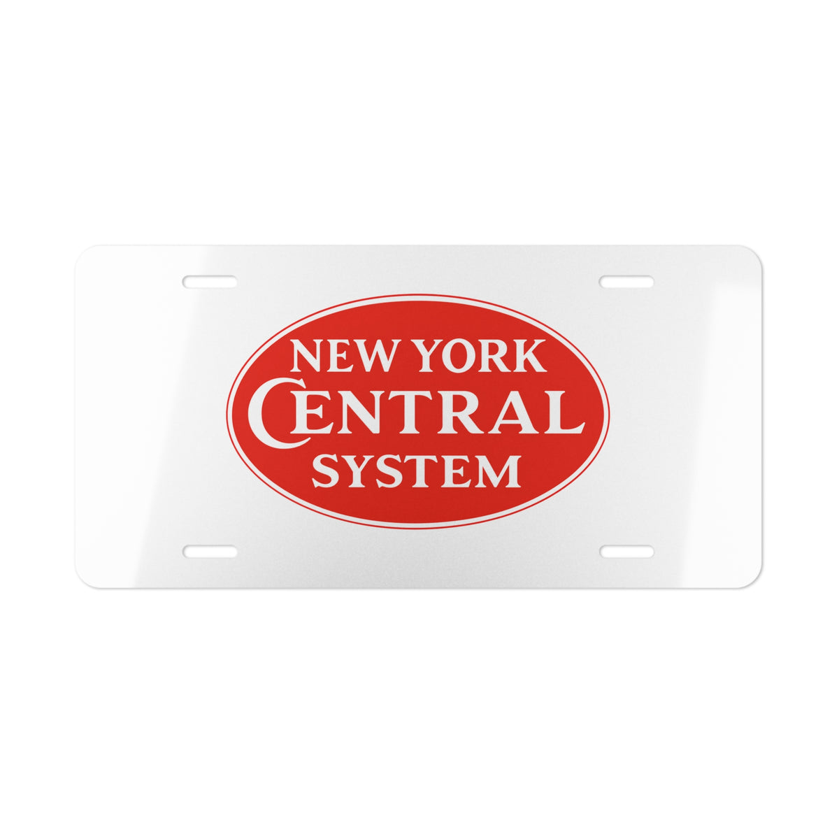 New York Central Railroad Vanity License Plate