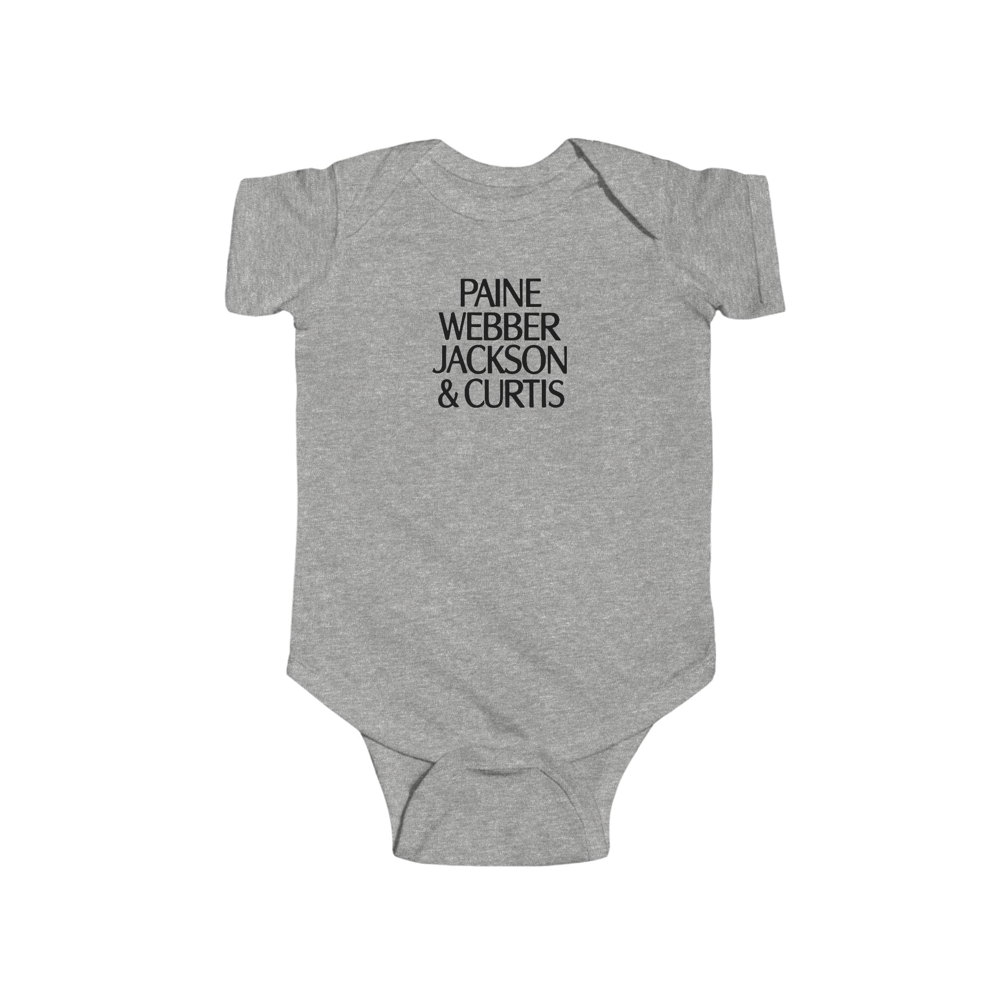 Paine Webber Jackson & Curtis Infant Bodysuit