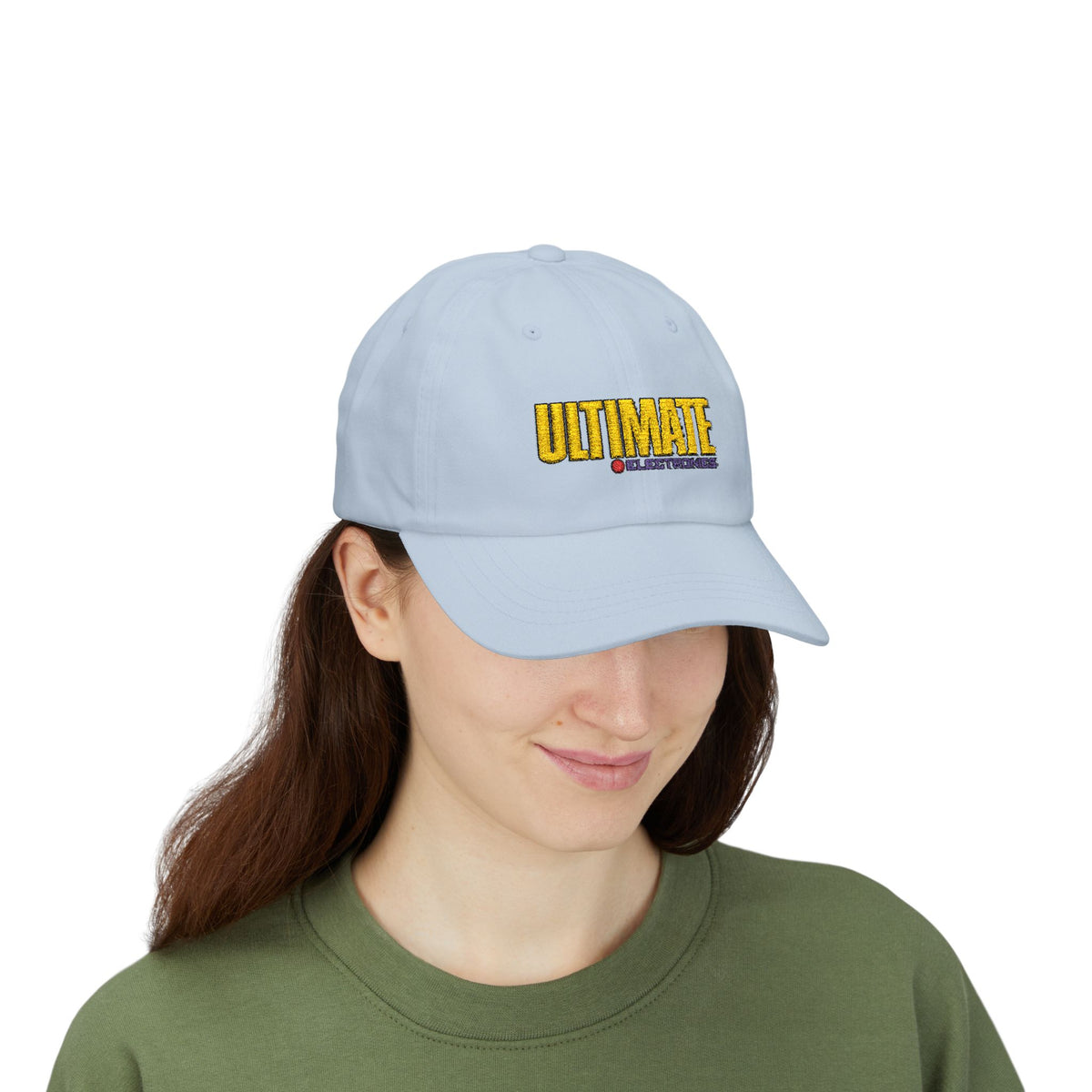 Ultimate Electronics Embroidered Dad Cap Hat