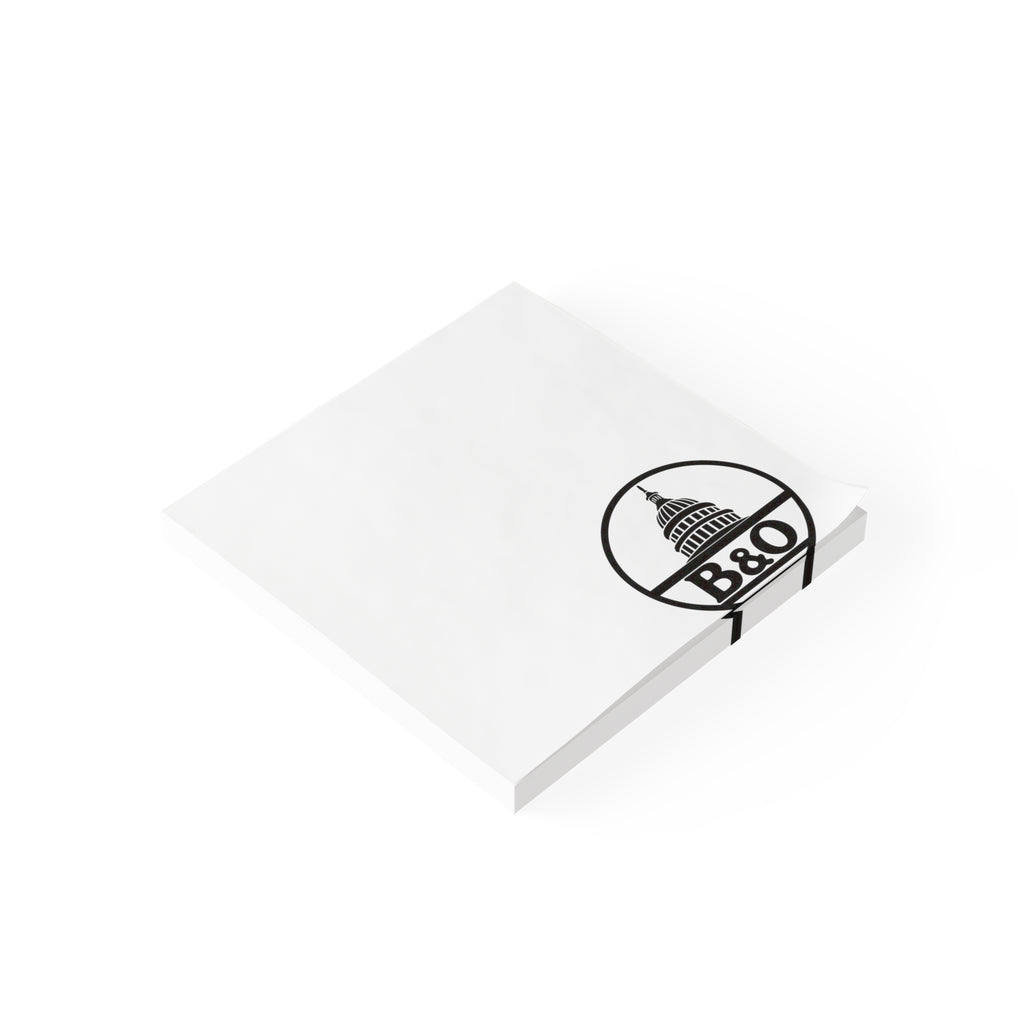 Baltimore and Ohio Railroad Sticky Post-it Note Pad