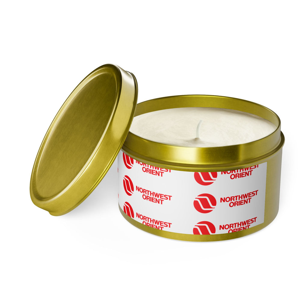 Northwest Orient Airlines Tin Candle