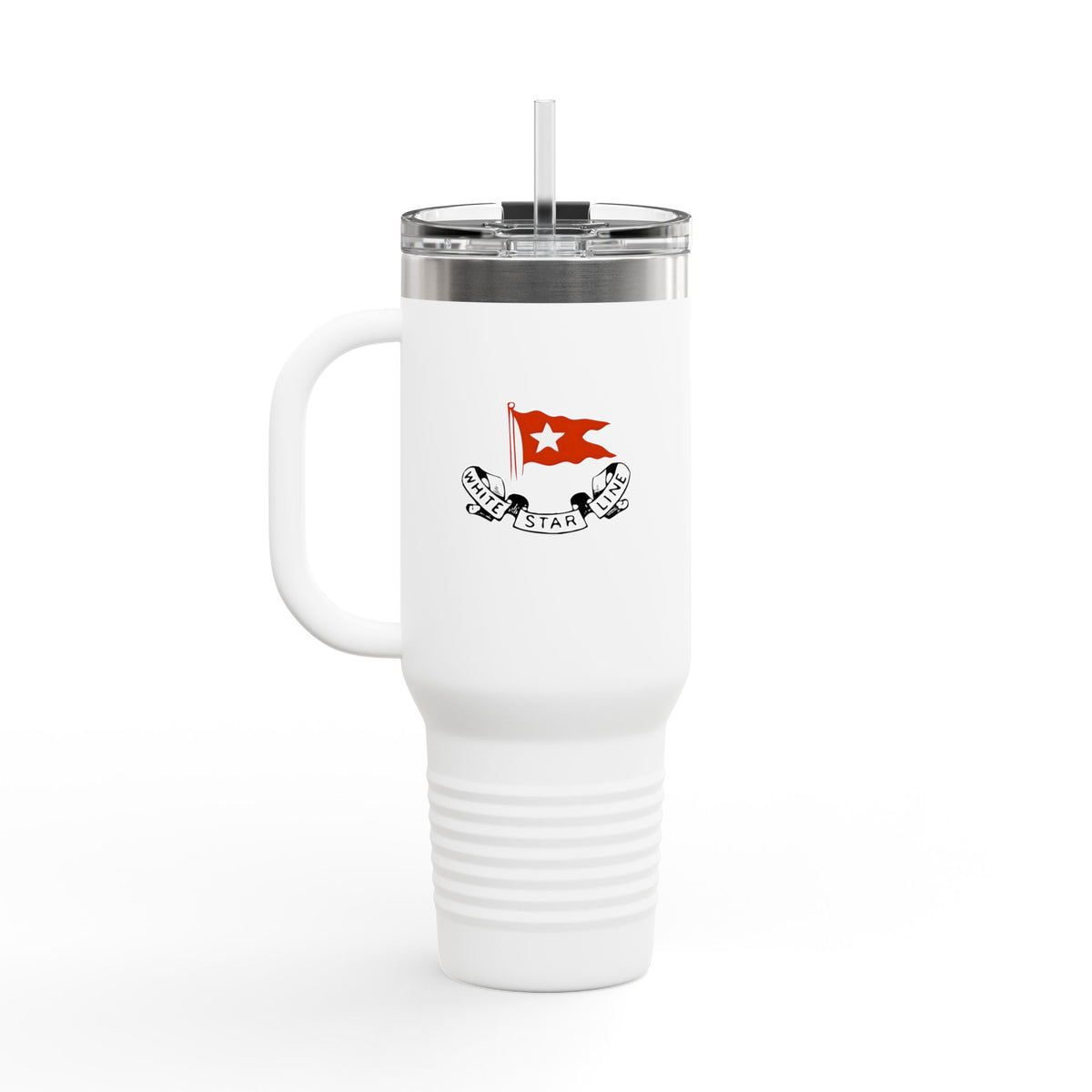White Star Line 40oz Insulated Travel Mug Stainless Tumbler
