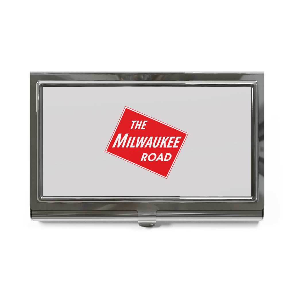 Chicago Milwaukee St. Paul and Pacific Railroad Metal Business Card Holder