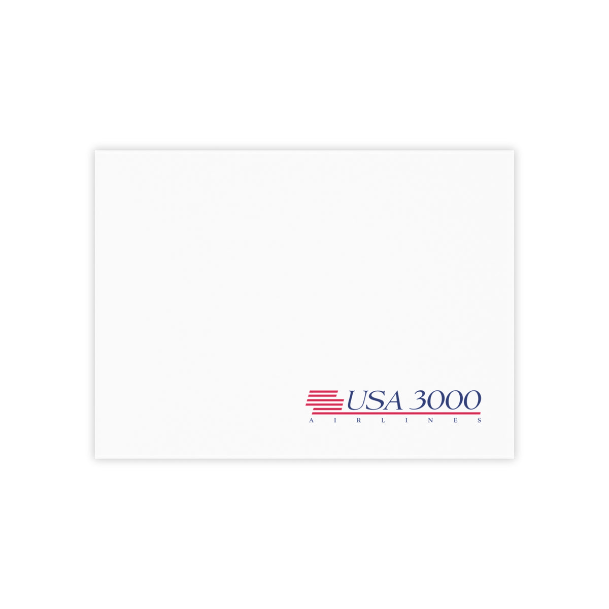 USA3000 Airlines Sticky Post-it Note Pad