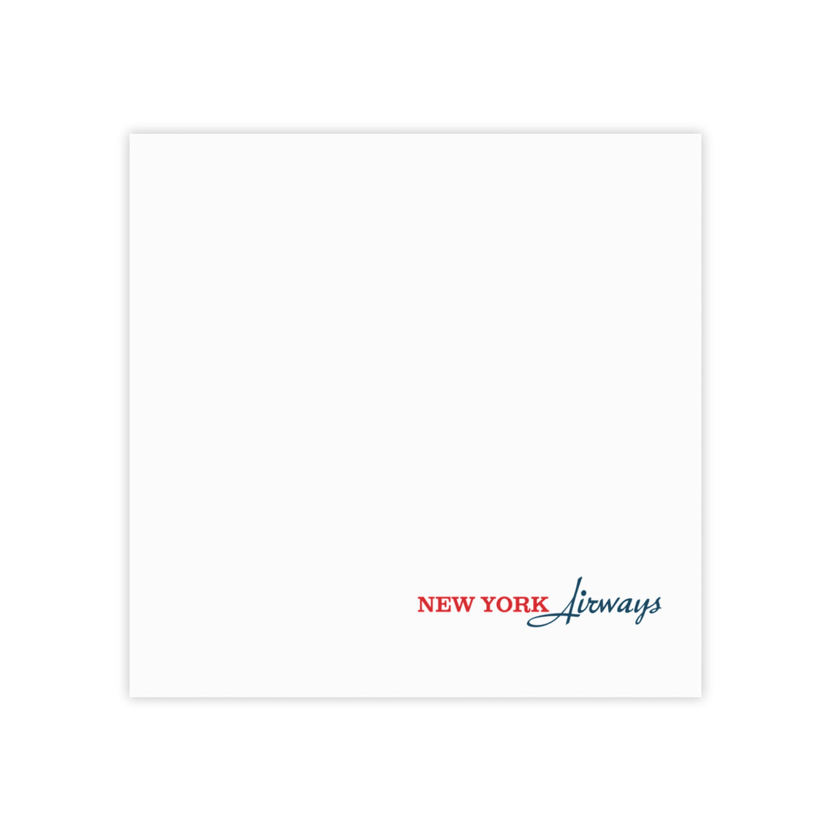 New York Airways Sticky Post-it Note Pad
