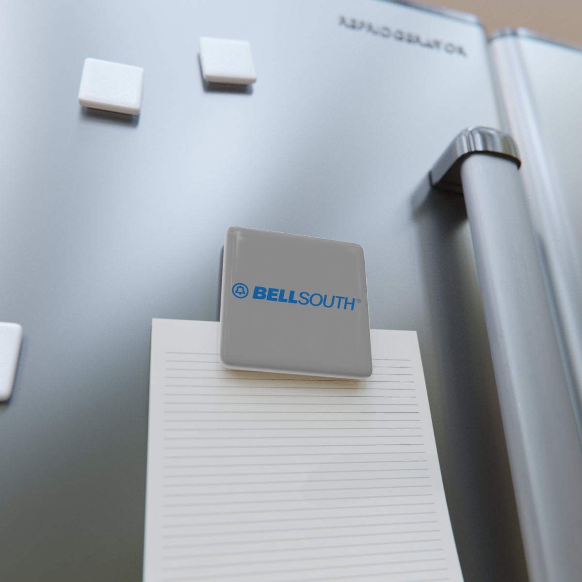 BellSouth Square Porcelain Fridge Magnet