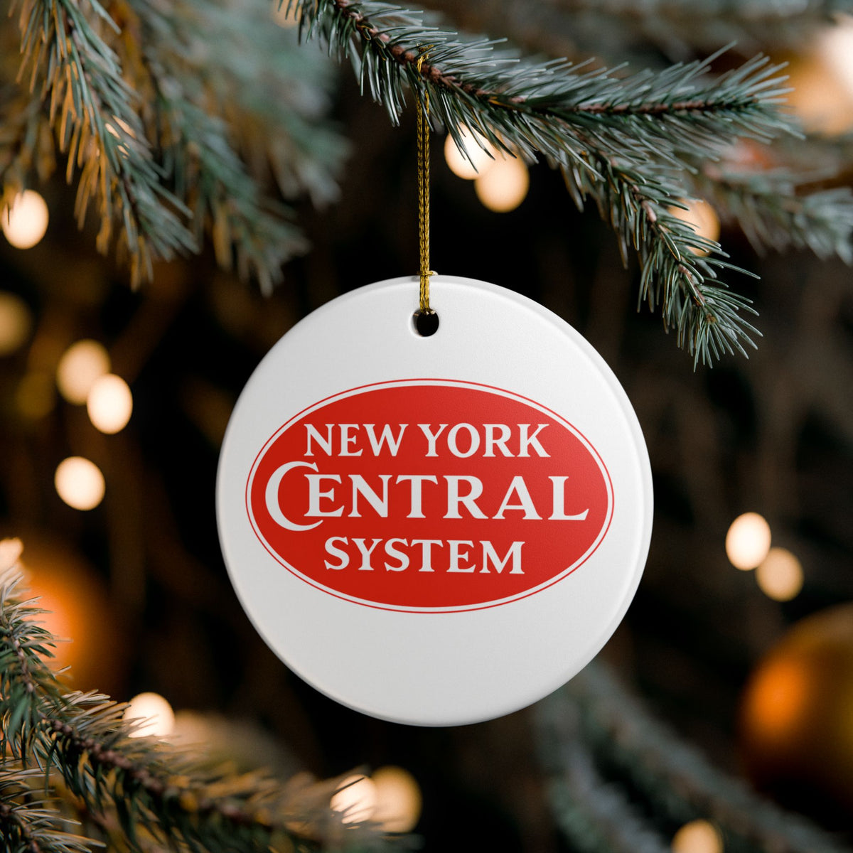 New York Central Railroad Ceramic Ornament