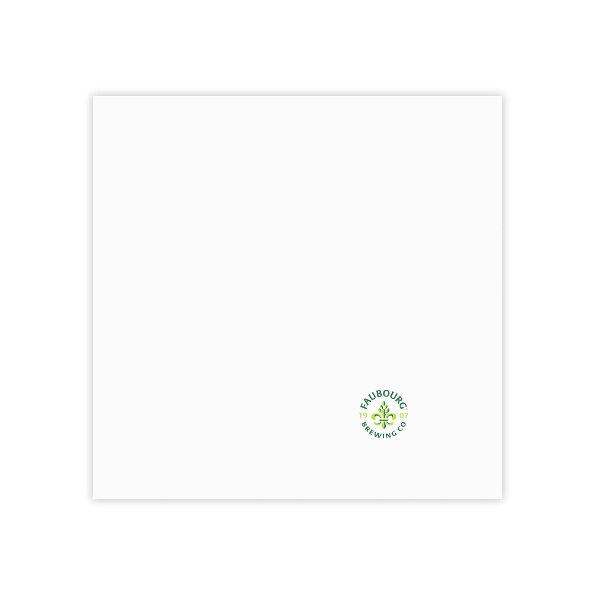 Faubourg Brewing Sticky Post-it Note Pad