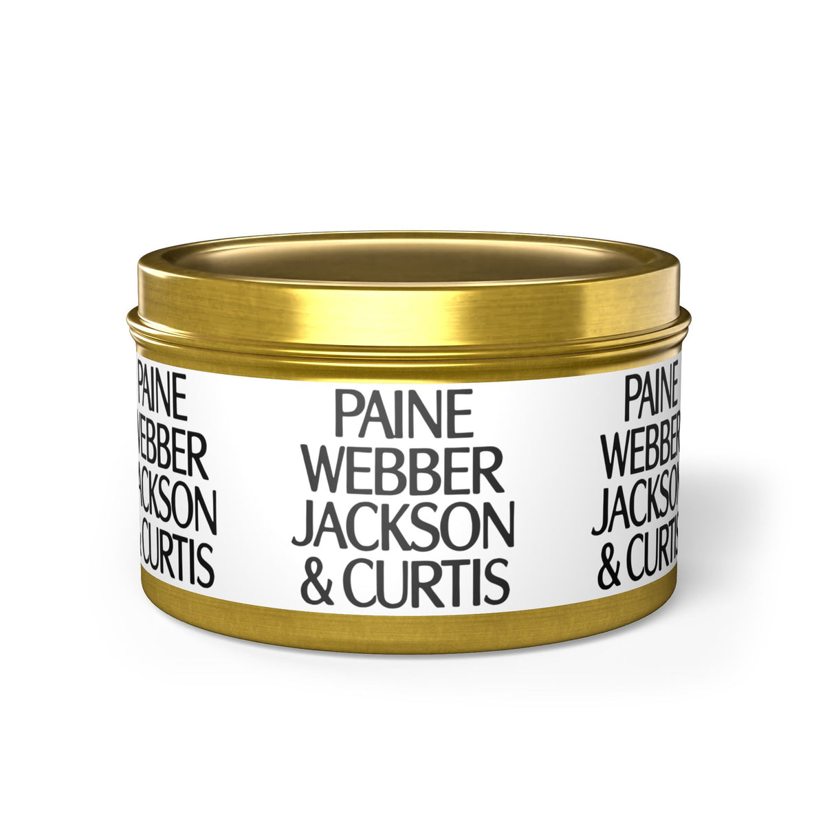Paine Webber Jackson & Curtis Tin Candle