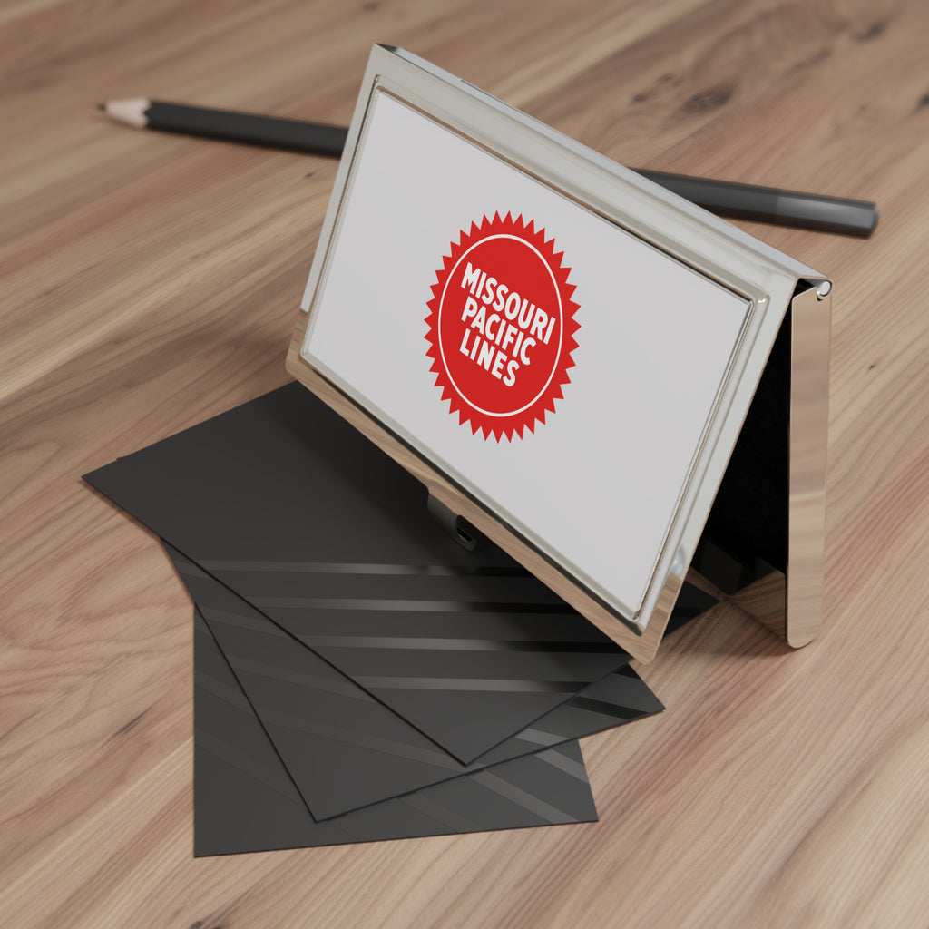 Missouri Pacific Railroad Metal Business Card Holder