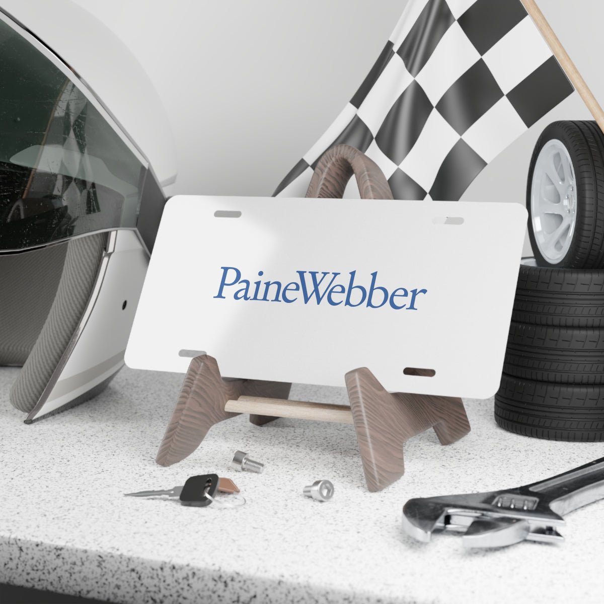 PaineWebber Vanity License Plate