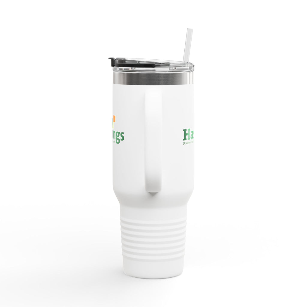 Hastings Entertainment 40oz Insulated Travel Mug Stainless Tumbler