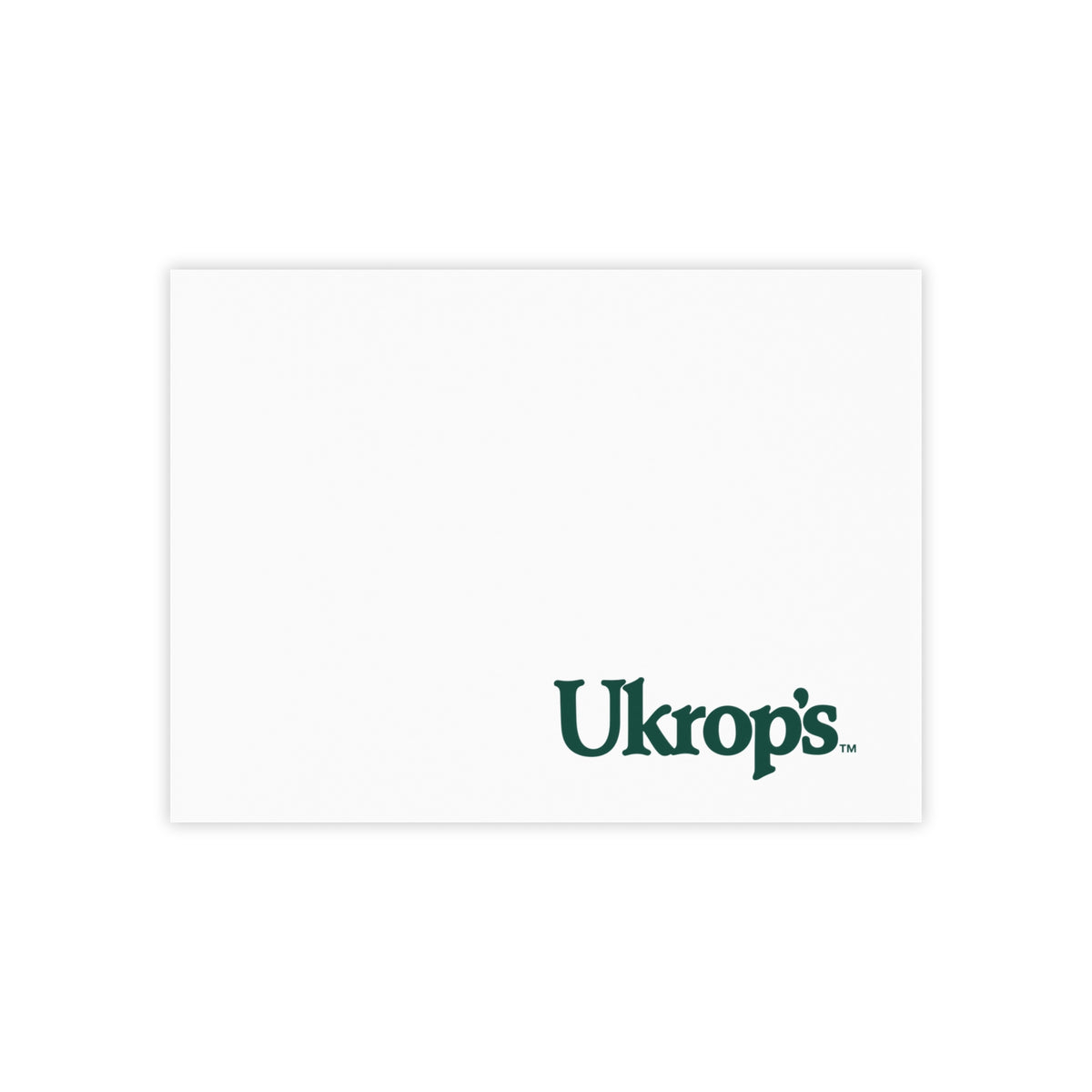 Ukrop's Super Markets Sticky Post-it Note Pad