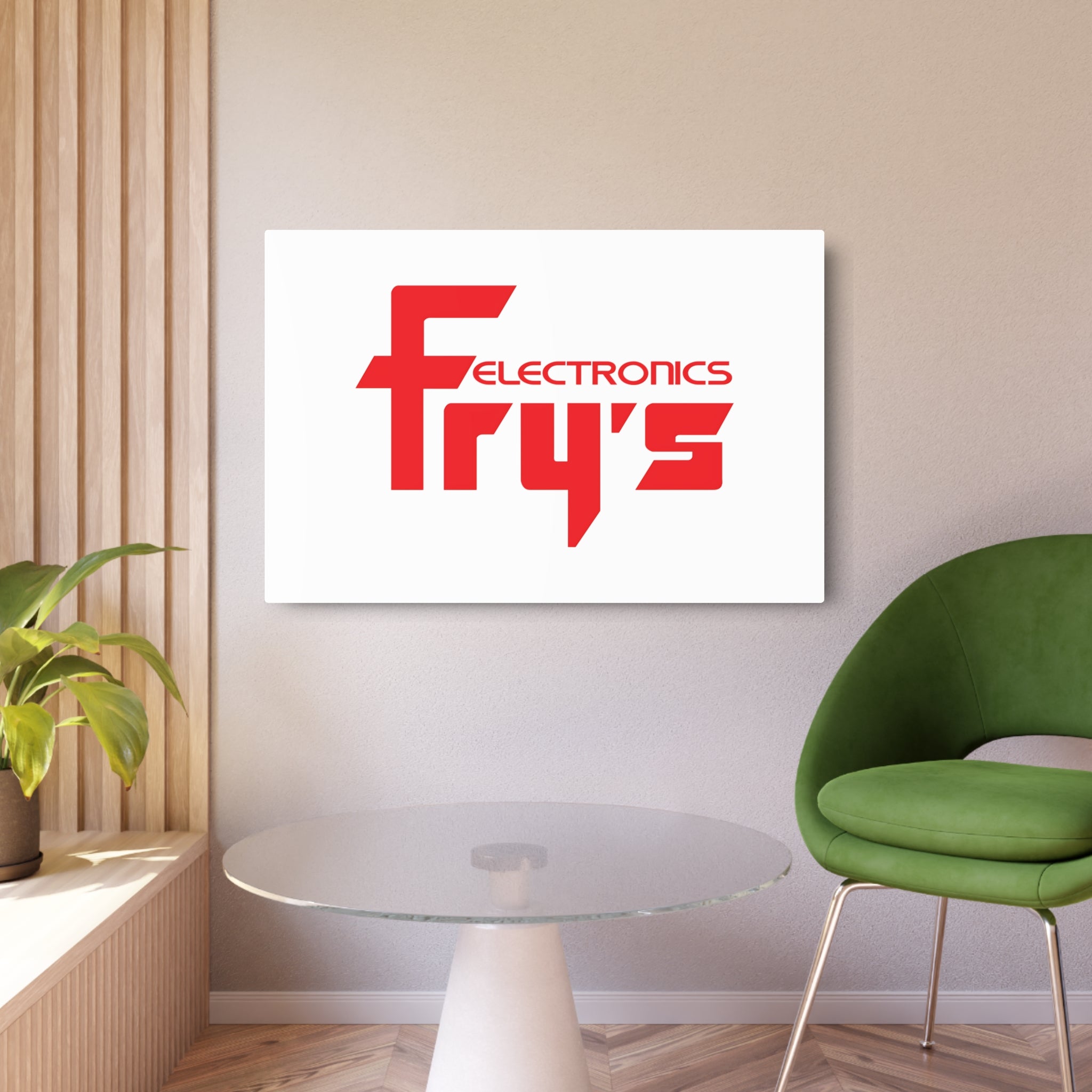 Fry's Electronics, Inc. Metal Sign