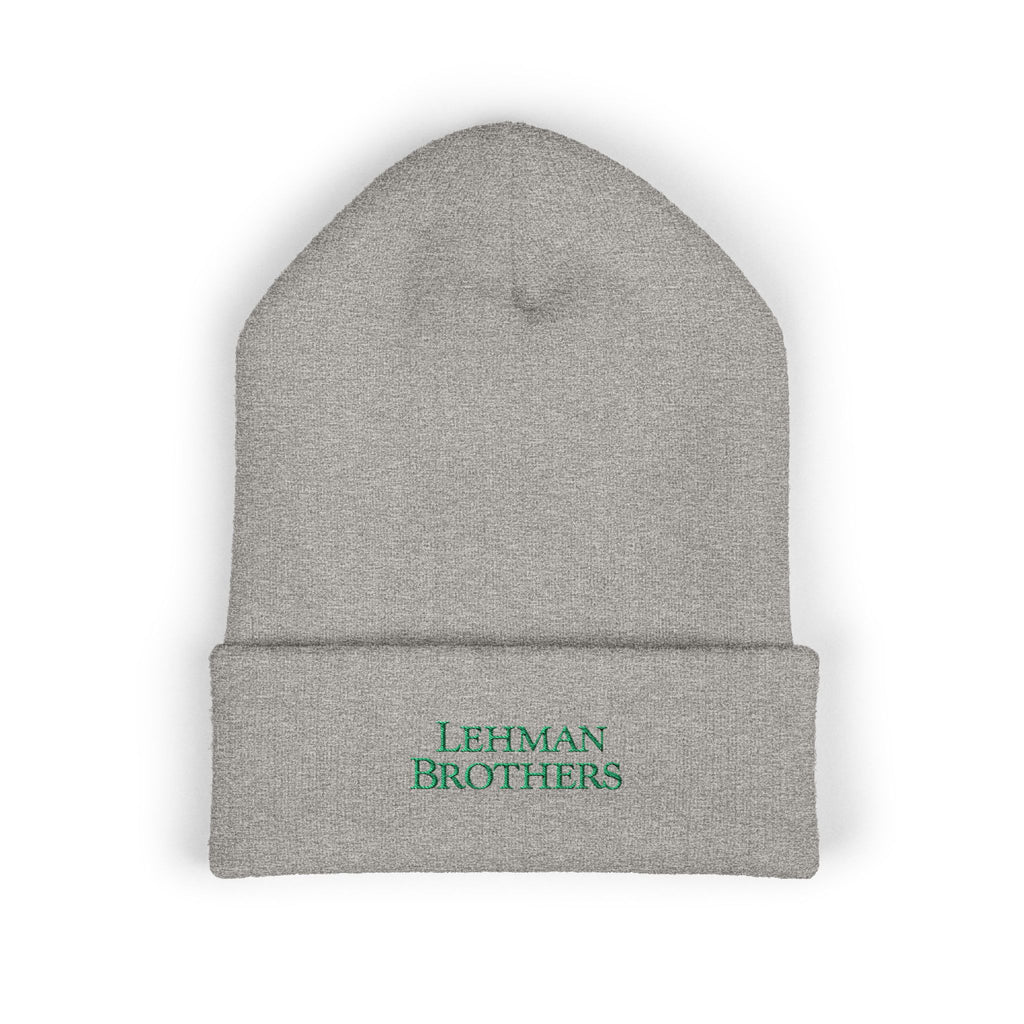Lehman Brothers Cuffed Beanie