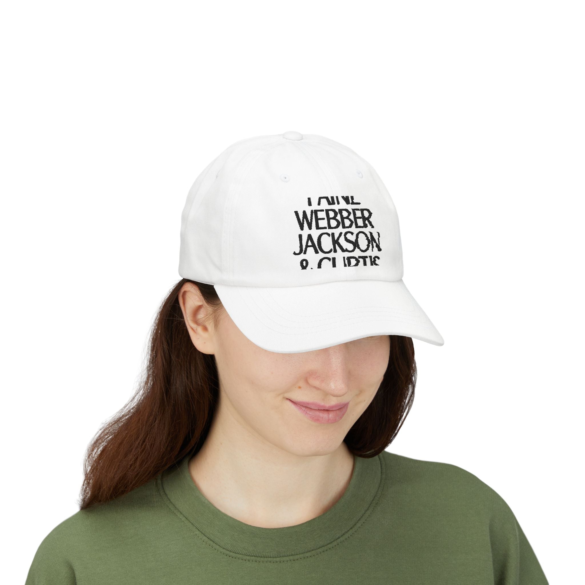 Paine Webber Jackson & Curtis Embroidered Dad Cap Hat
