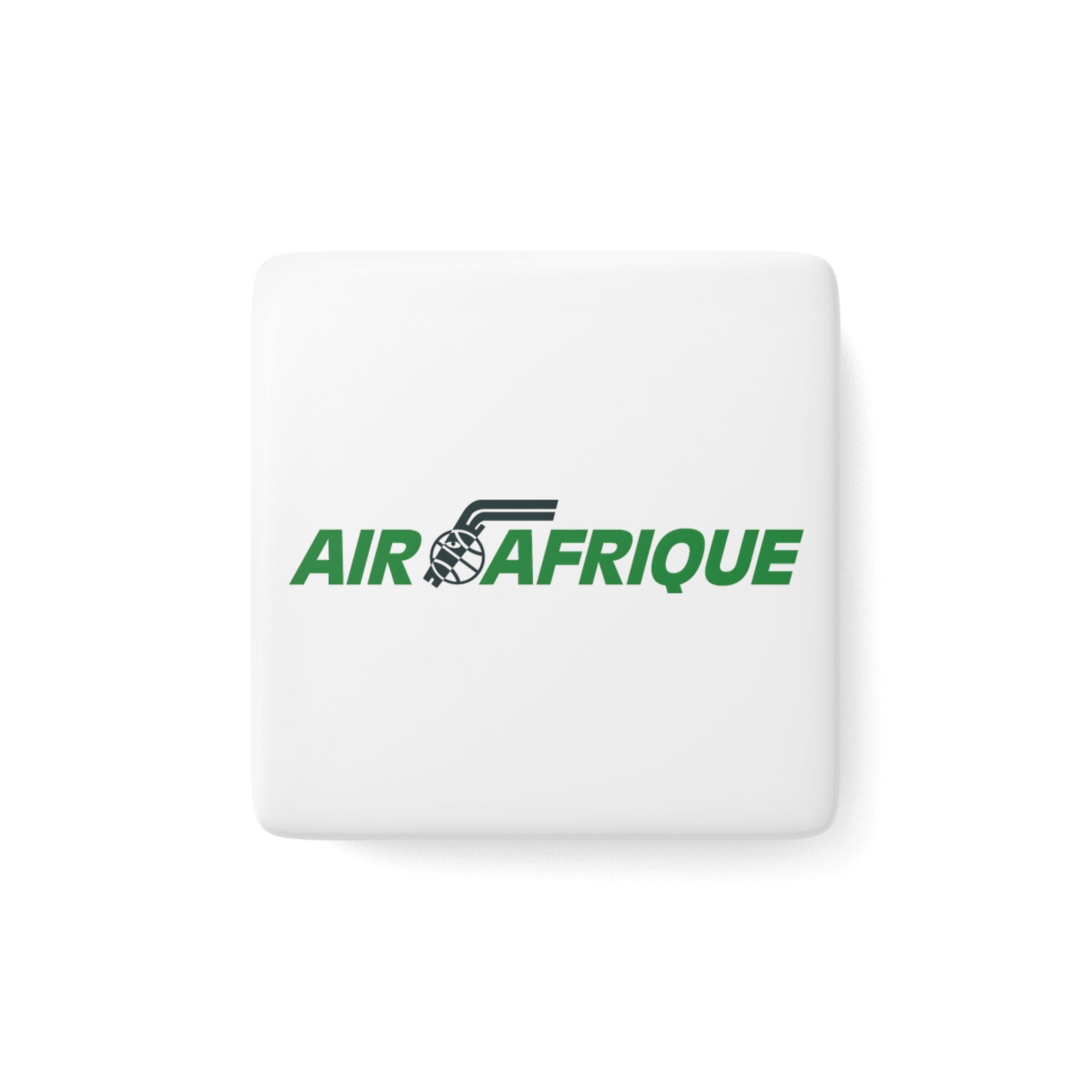 Air Afrique Square Porcelain Fridge Magnet