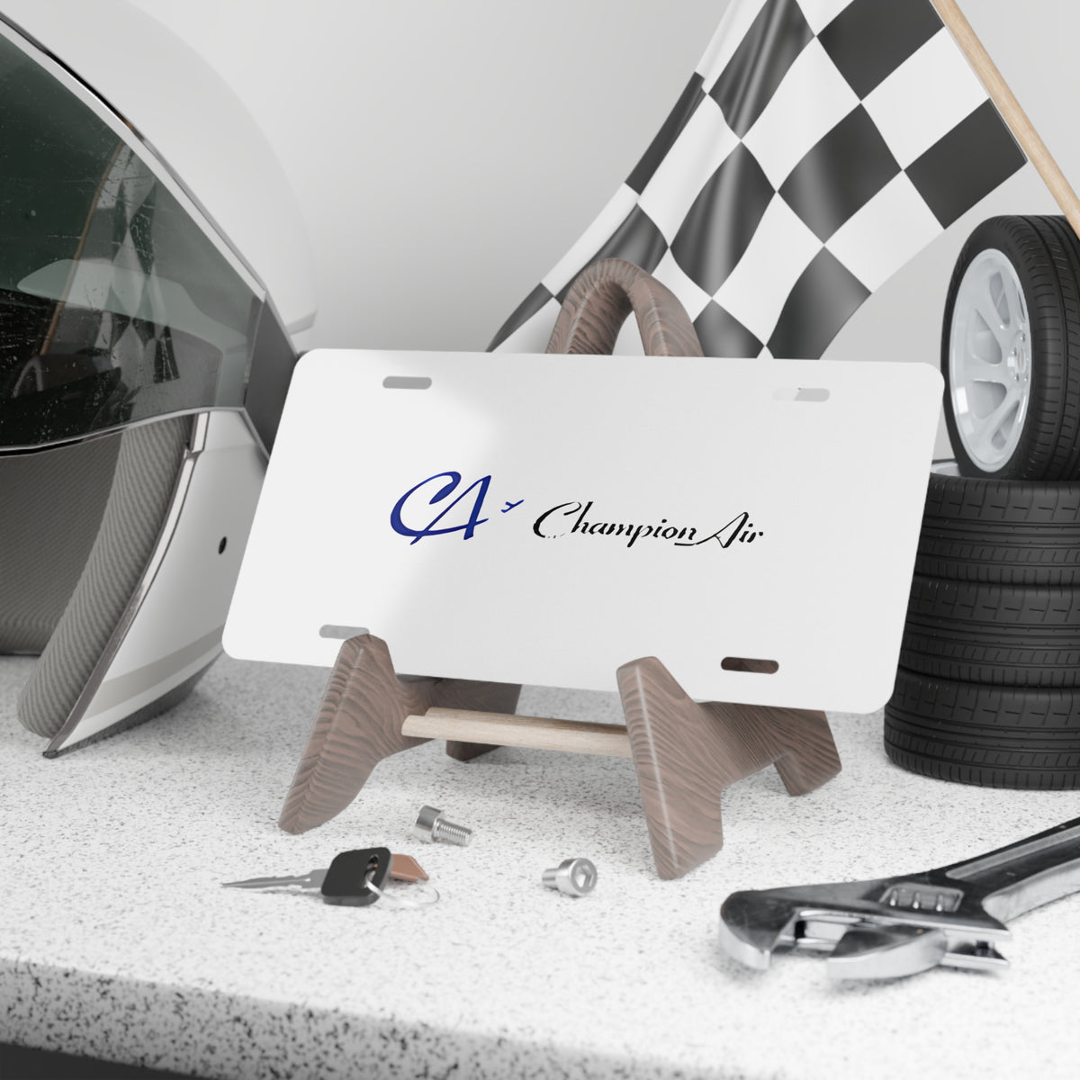 Champion Air Vanity License Plate