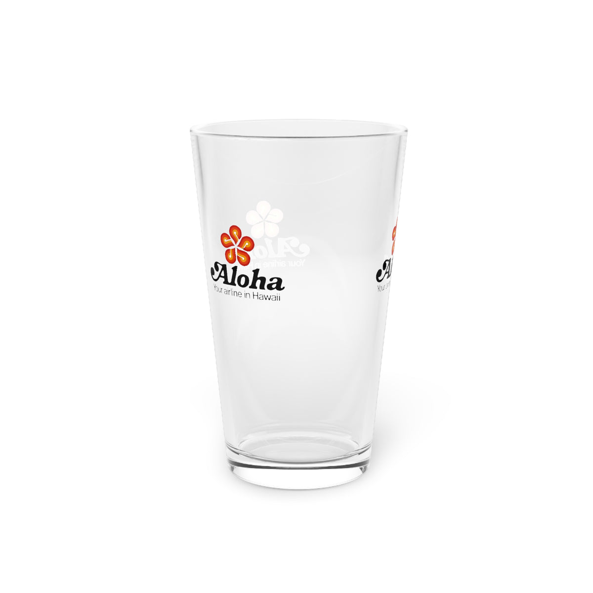 Aloha Airlines 16oz Pint Glass
