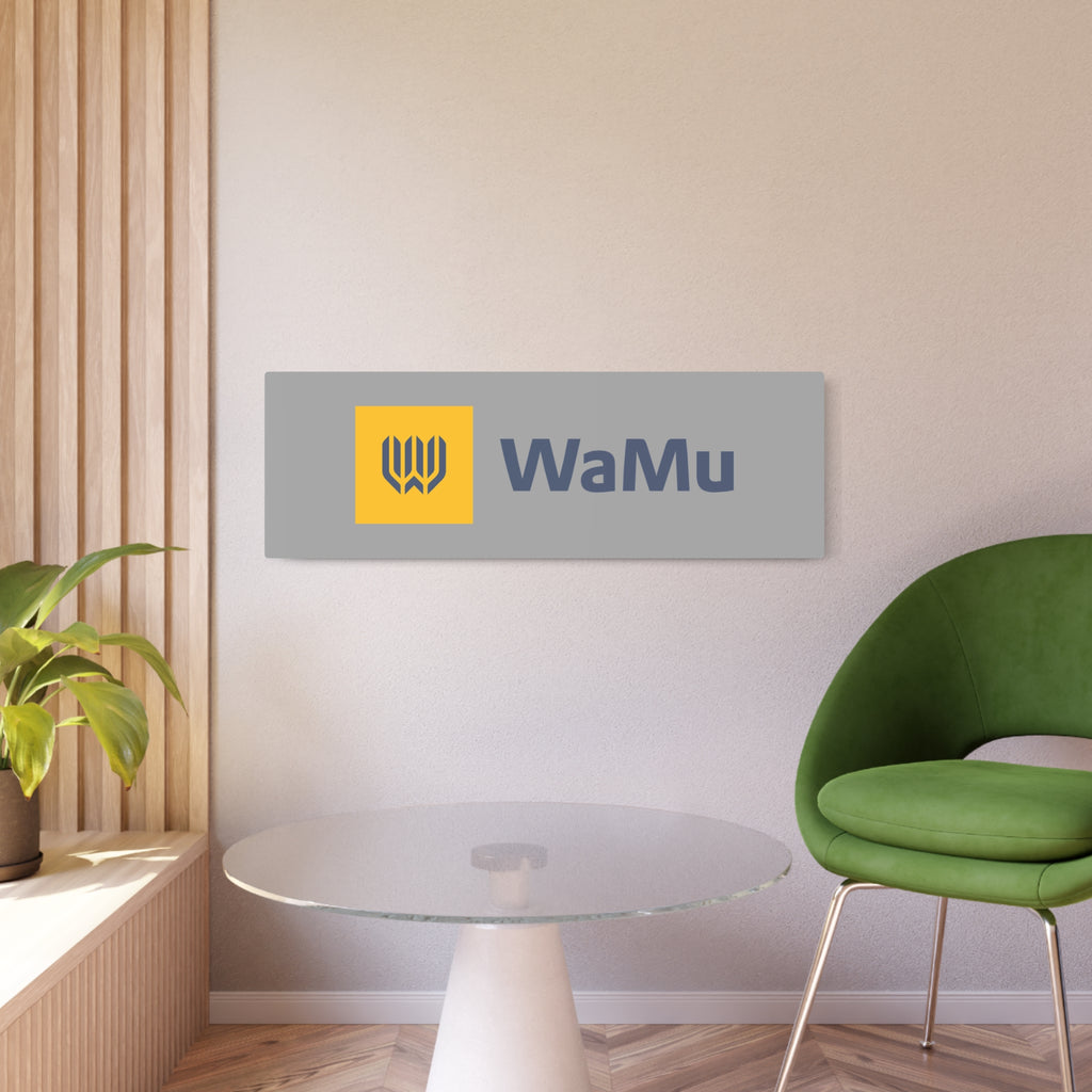 Washington Mutual (WaMu) Metal Sign