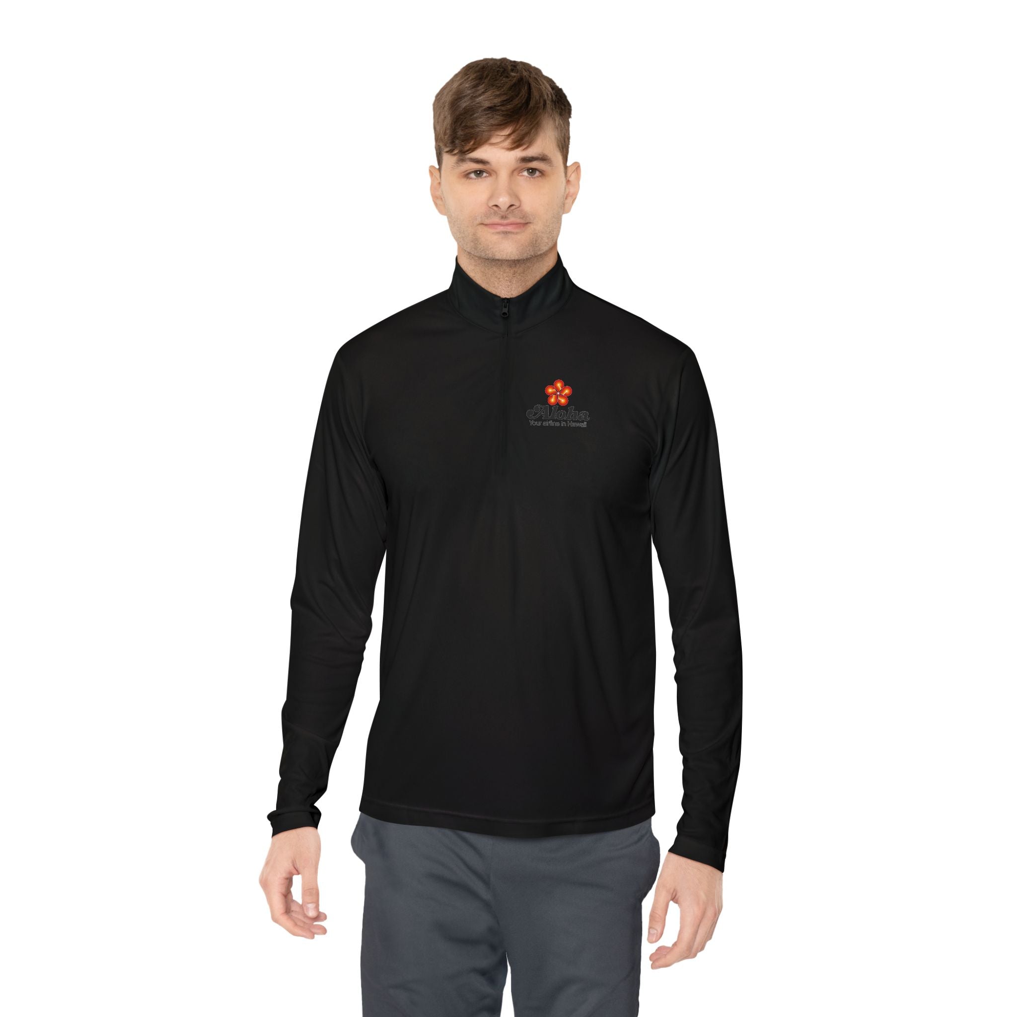 Aloha Airlines Unisex Quarter Zip Pullover