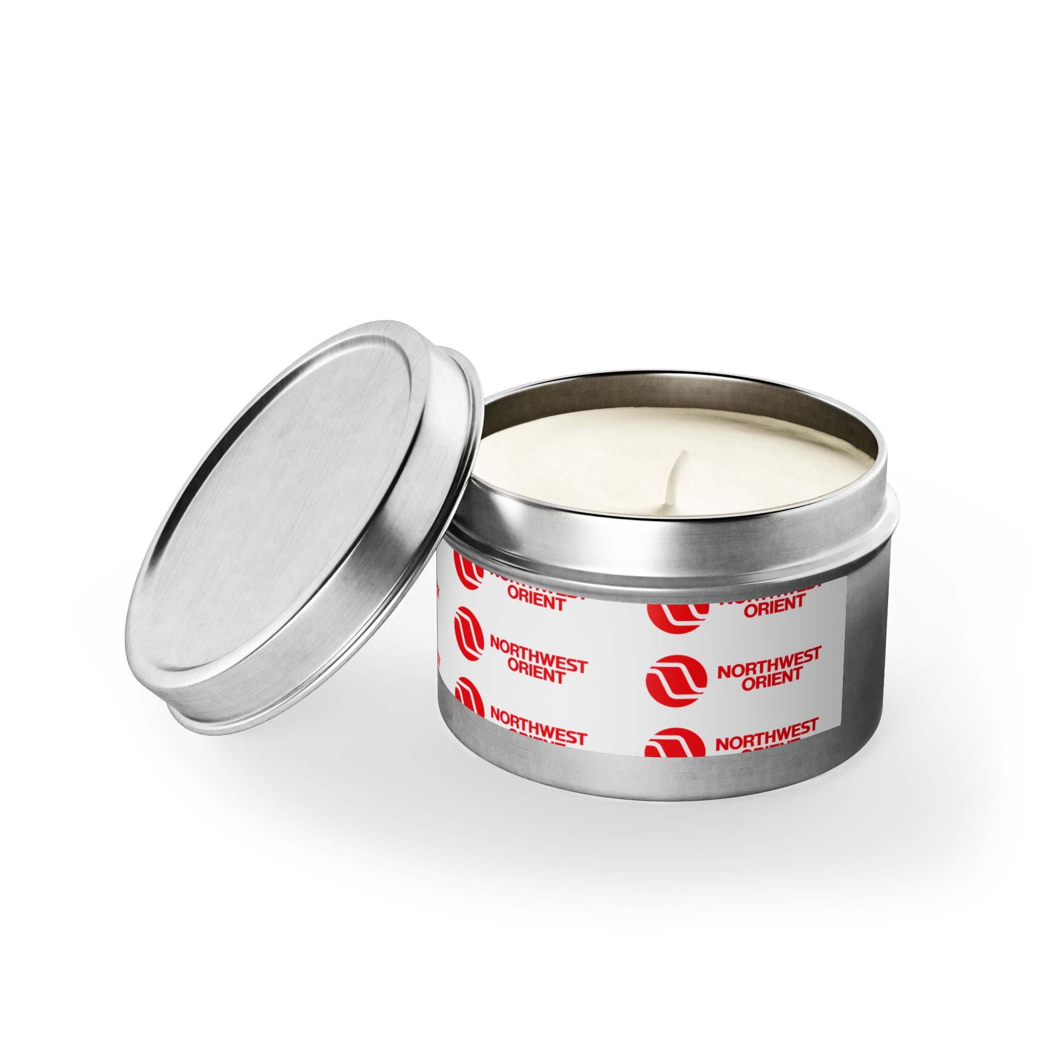 Northwest Orient Airlines Tin Candle
