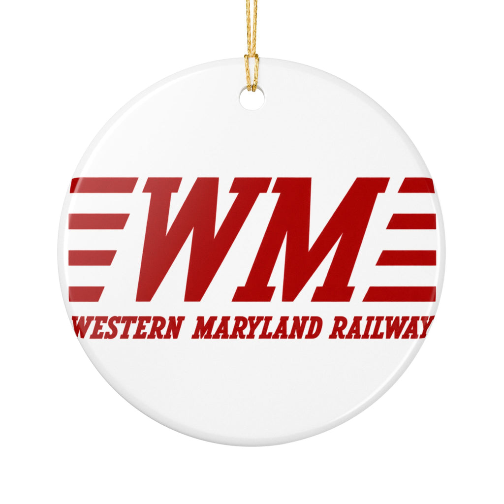Western Maryland Railway Ceramic Ornament