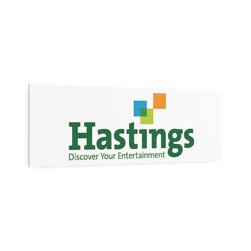 Hastings Entertainment Metal Sign