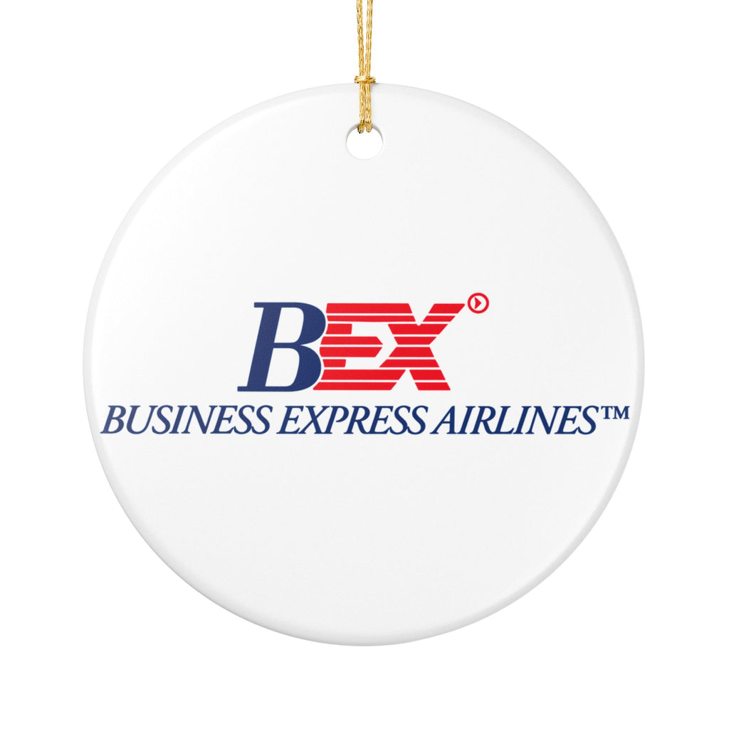 Business Express Airlines Ceramic Ornament