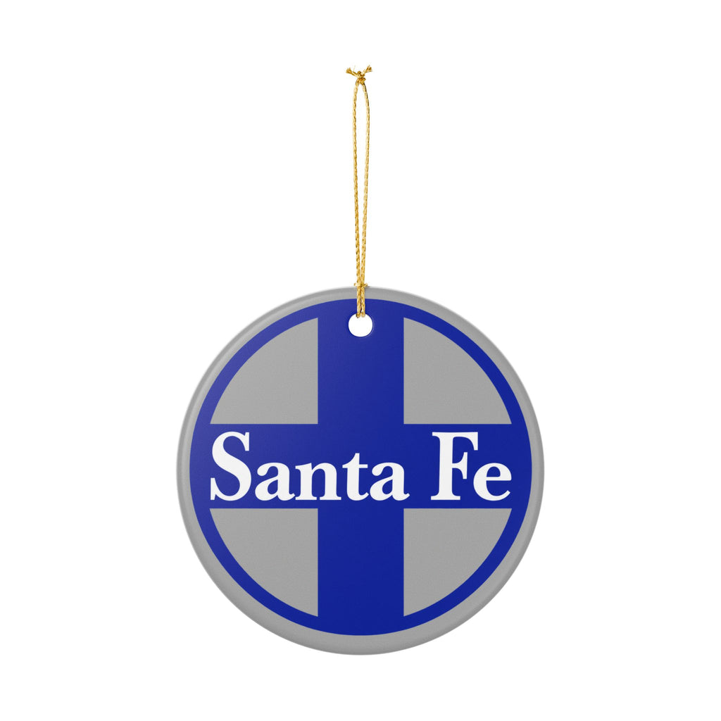 Atchison Topeka and Santa Fe Railway Ceramic Ornament