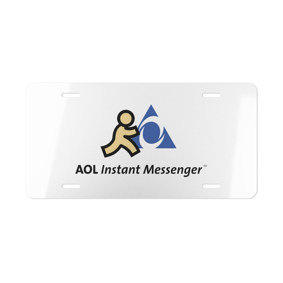 AOL Instant Messenger (AIM) Vanity License Plate