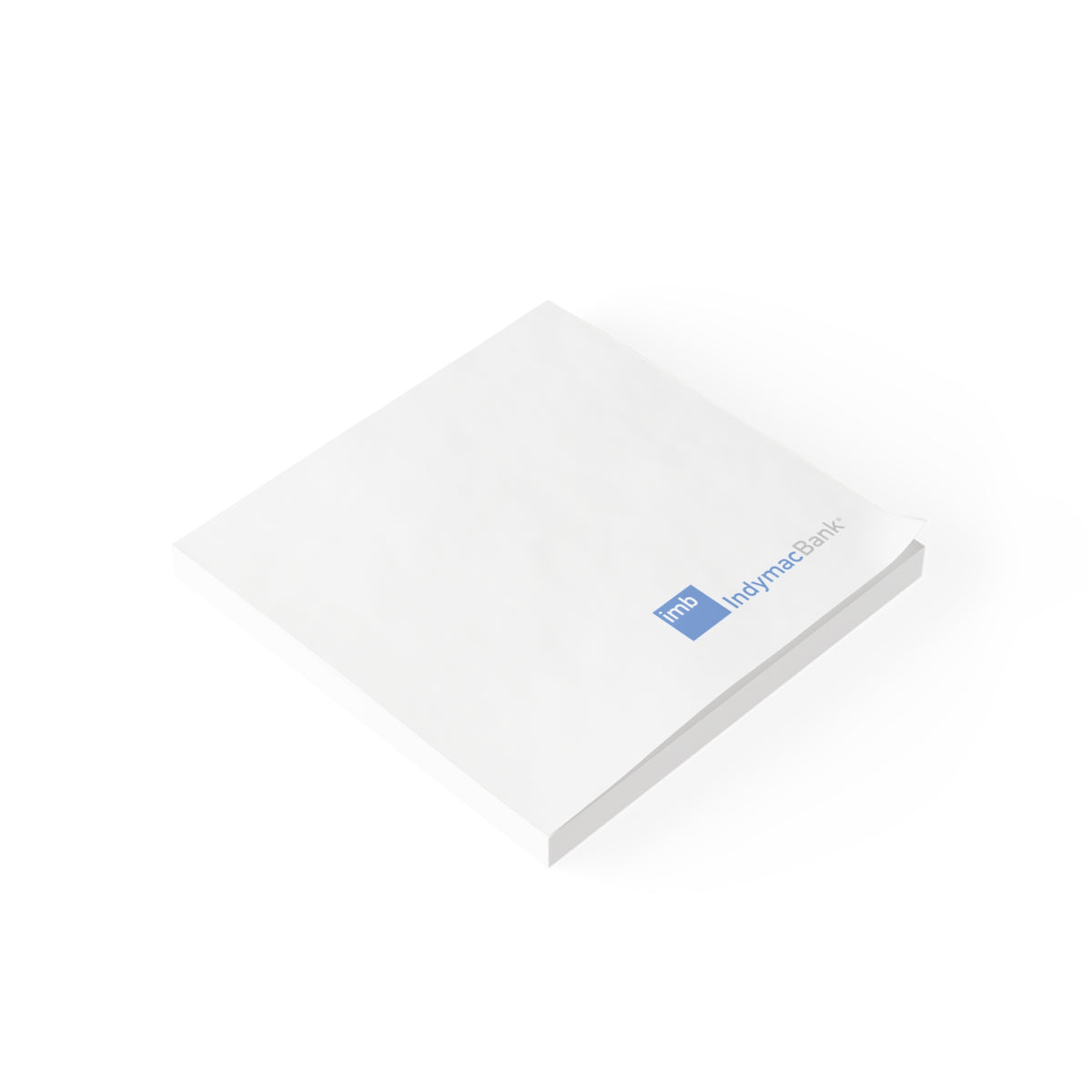 IndyMac Bank Sticky Post-it Note Pad