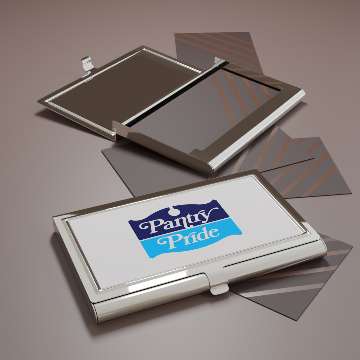 Pantry Pride Metal Business Card Holder