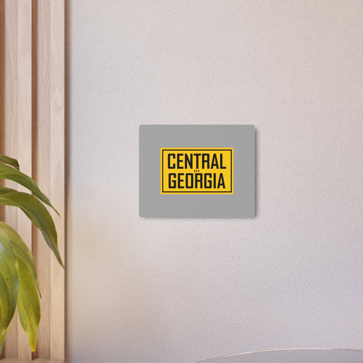 Central of Georgia Railway Metal Sign