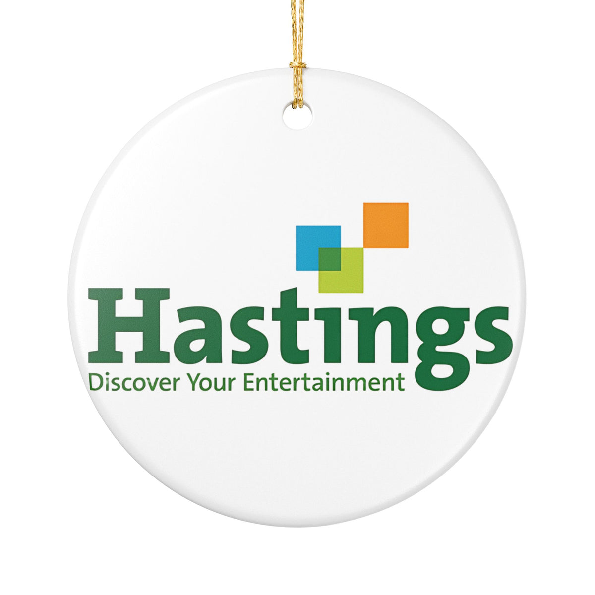Hastings Entertainment Ceramic Ornament