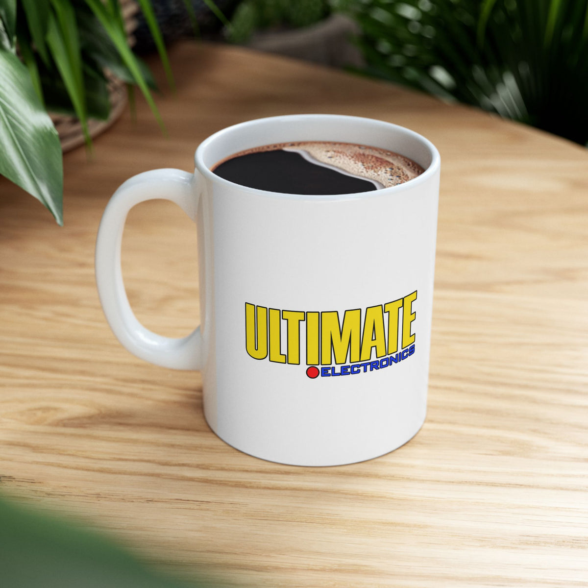 Ultimate Electronics Ceramic Coffee Mug