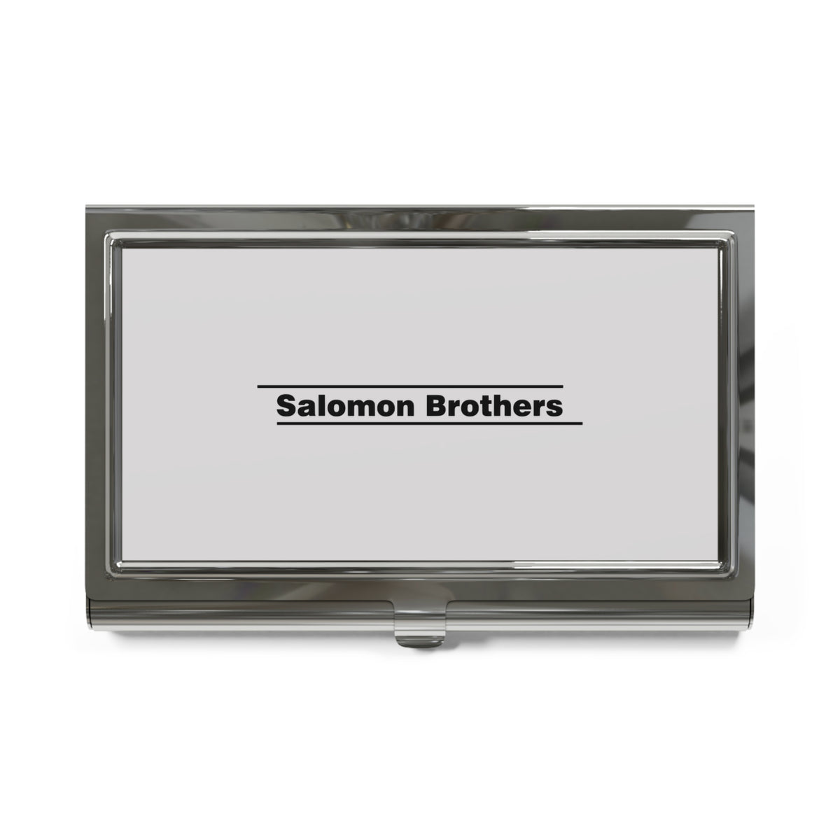 Salomon Brothers Metal Business Card Holder