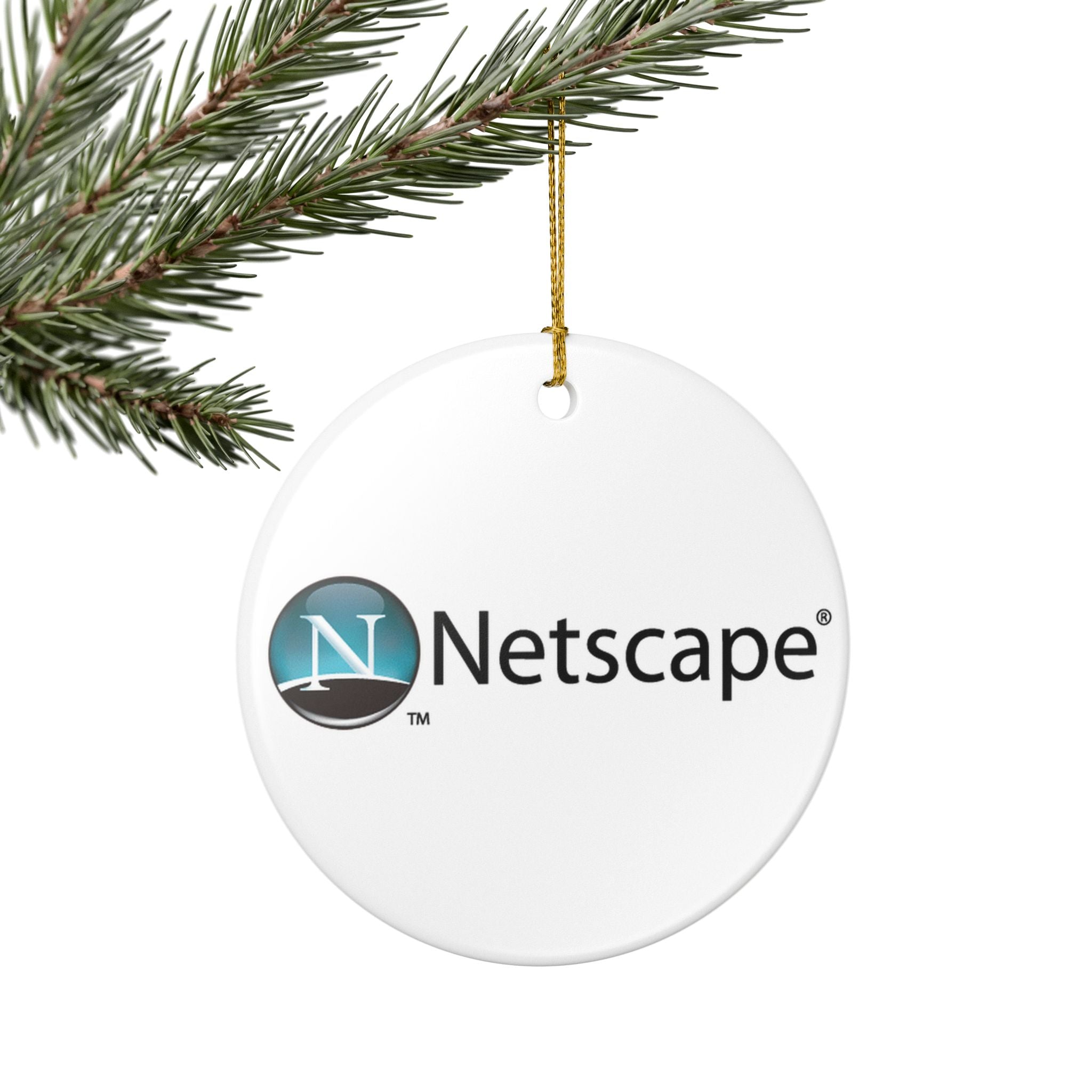 Netscape Ceramic Ornament