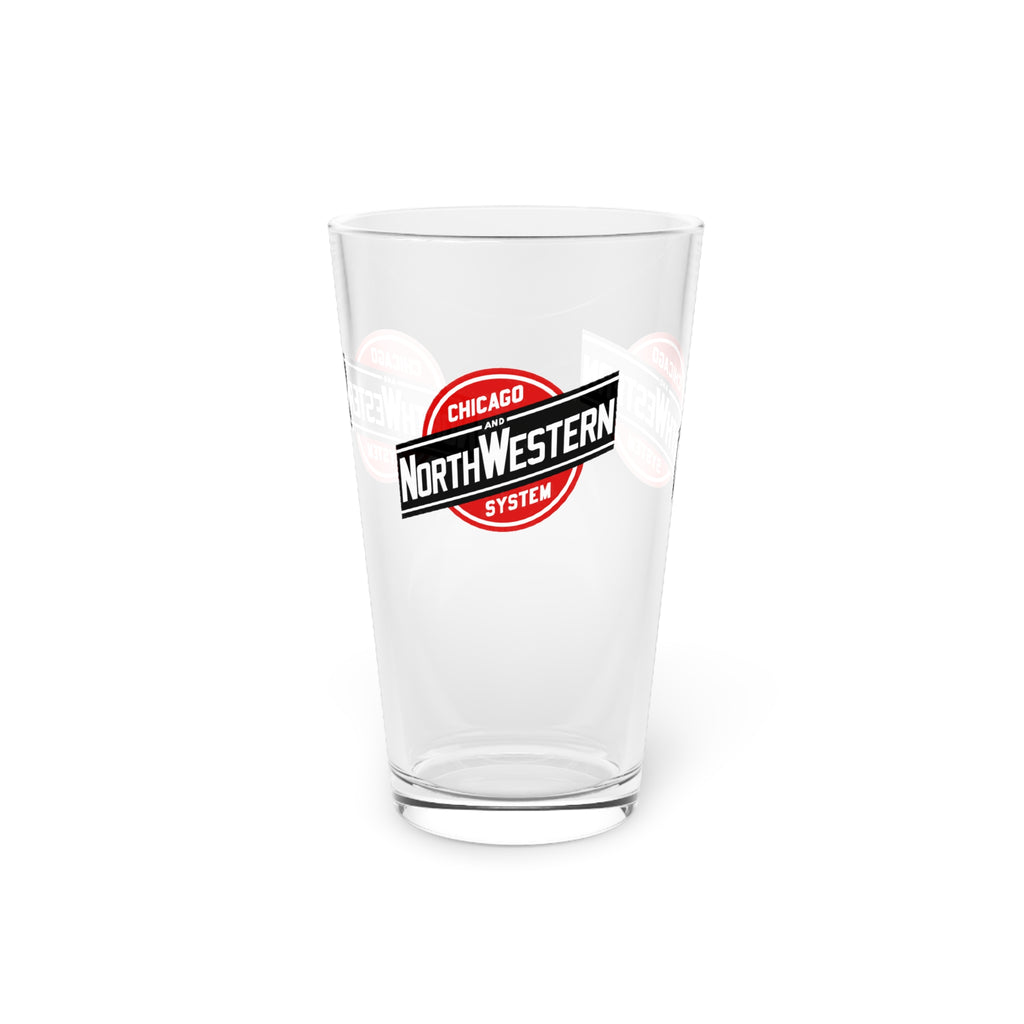 Chicago and North Western Railway 16oz Pint Glass
